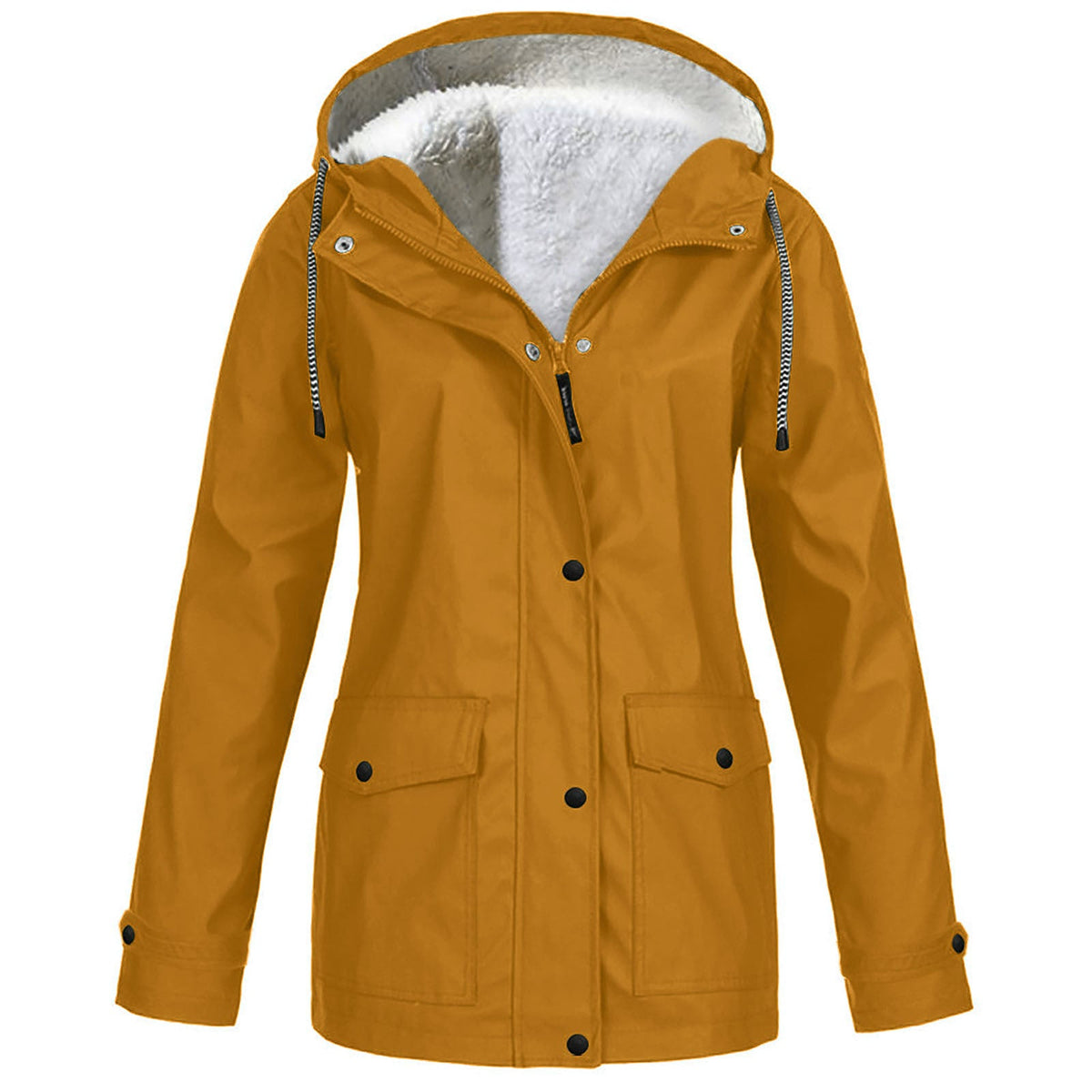 Damen Jacke mit Kapuze und gefüttertem Innenleben - 5