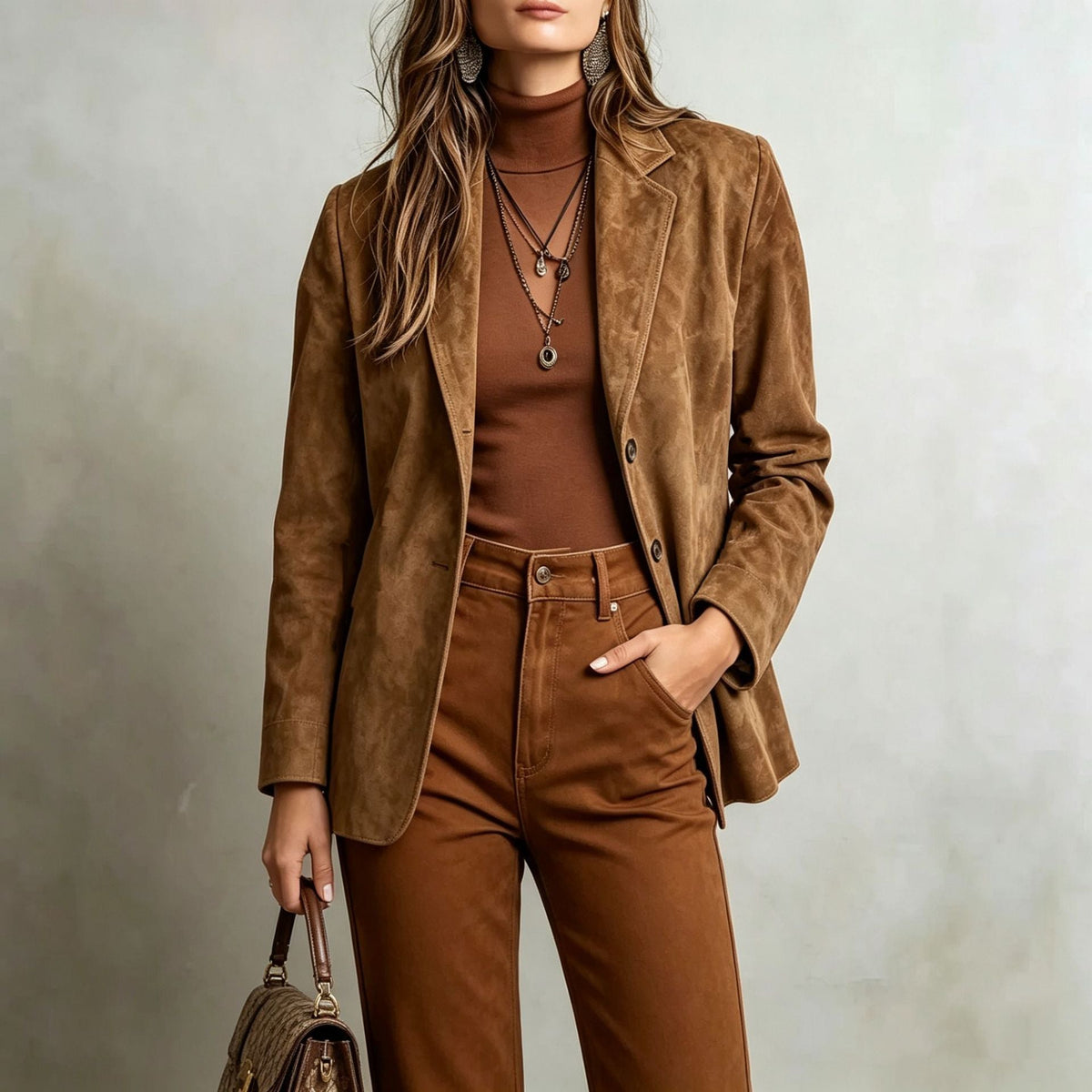 Blazer Damen mit klassischem Schnitt und taillierter Passform - 2