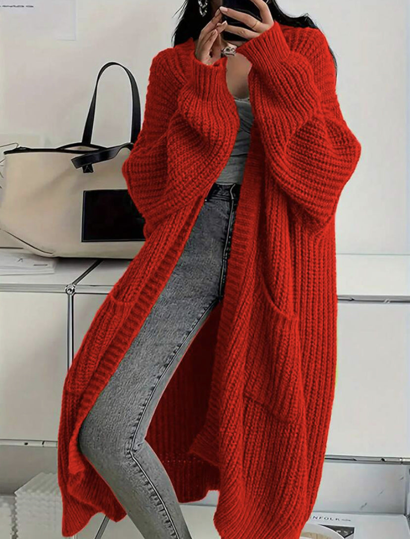Cardigan Damen mit lockerer Passform und praktischen Taschen - 3