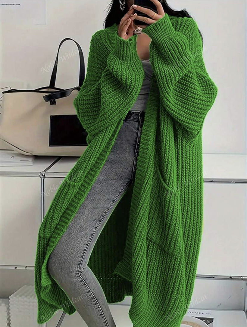 Cardigan Damen mit lockerer Passform und praktischen Taschen - 6