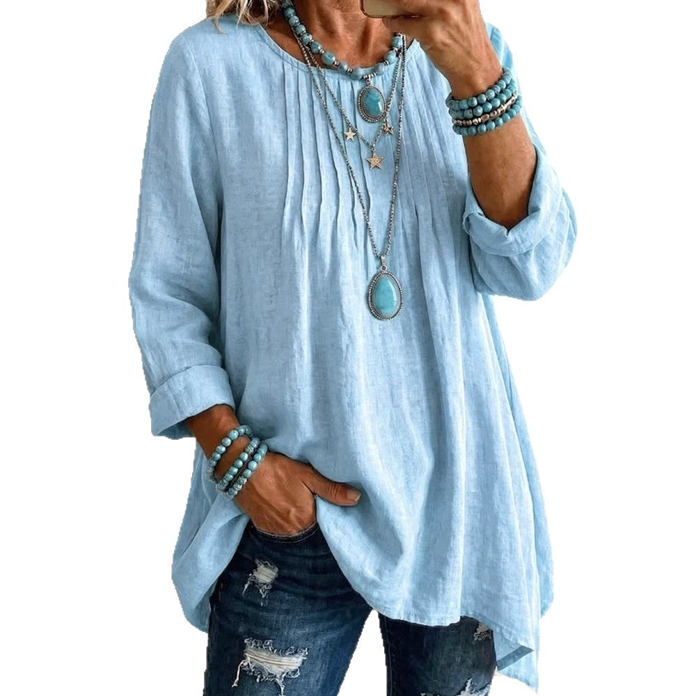 Lässige Bluse Damen mit entspannter Passform - 2