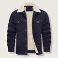 Herrenjacke mit Sherpa-Kragen und lässigem Schnitt - 4