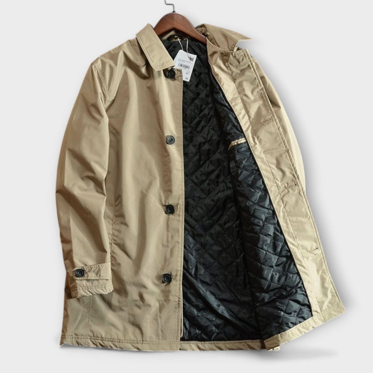 Klassische Herrenjacke mit modernem Schnitt und praktischen Taschen - 7
