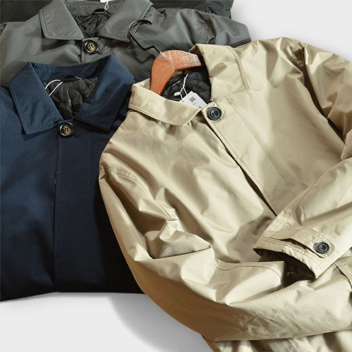 Klassische Herrenjacke mit modernem Schnitt und praktischen Taschen - 9