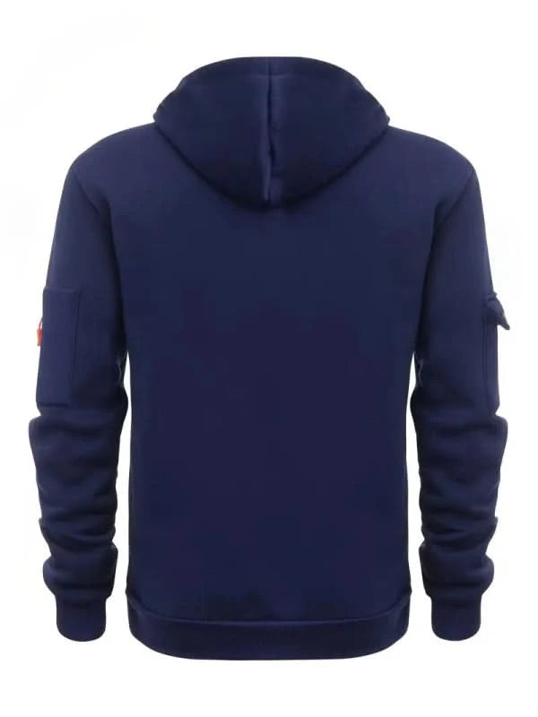 Herren Hoodie mit praktischen Taschen und verstellbarer Kapuze - 4