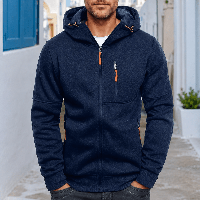 Herren Hoodie mit praktischen Taschen und lässigem Schnitt - 1