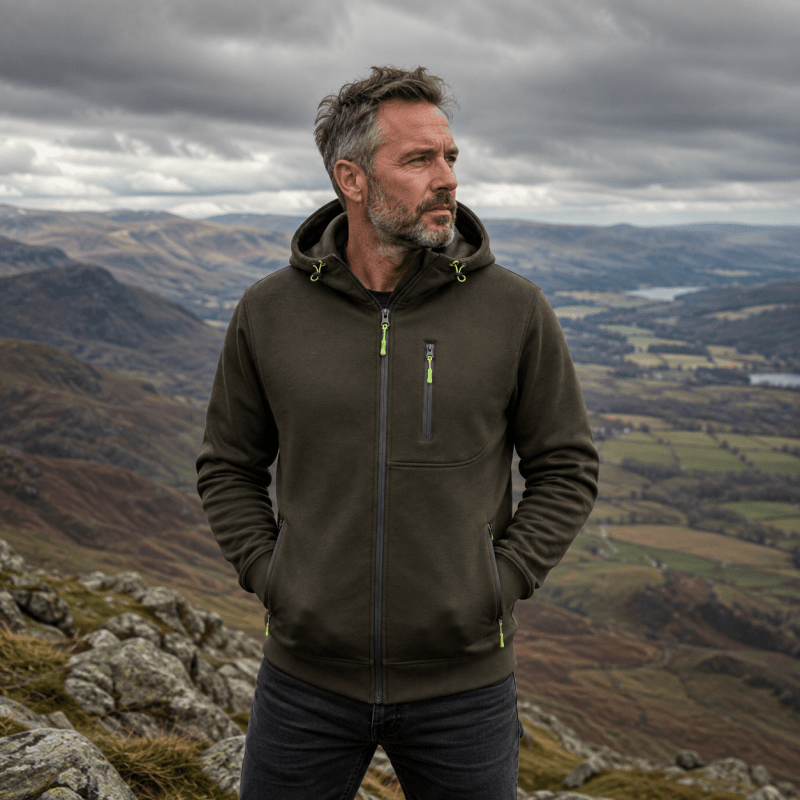 Herren Hoodie mit praktischen Taschen und lässigem Schnitt - 5