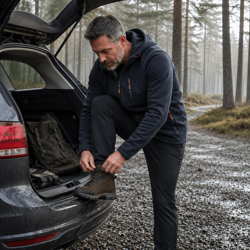 Herren Hoodie mit praktischen Taschen und lässigem Schnitt - 7