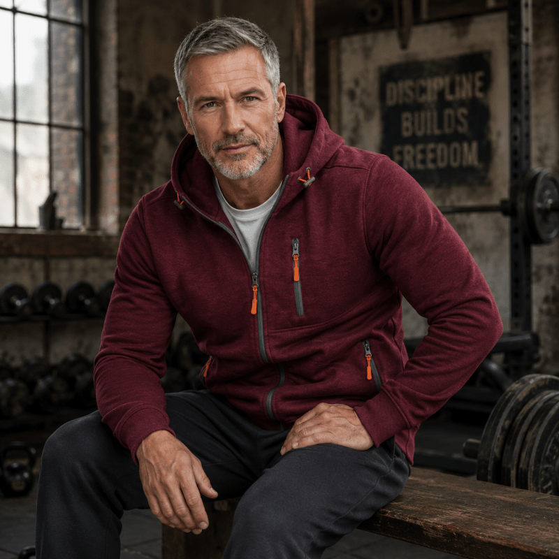 Herren Hoodie mit praktischen Taschen und lässigem Schnitt - 10
