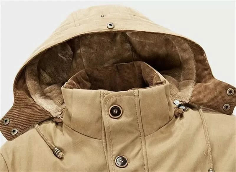 Herrenjacke mit Kapuze und praktischen Taschen - 10