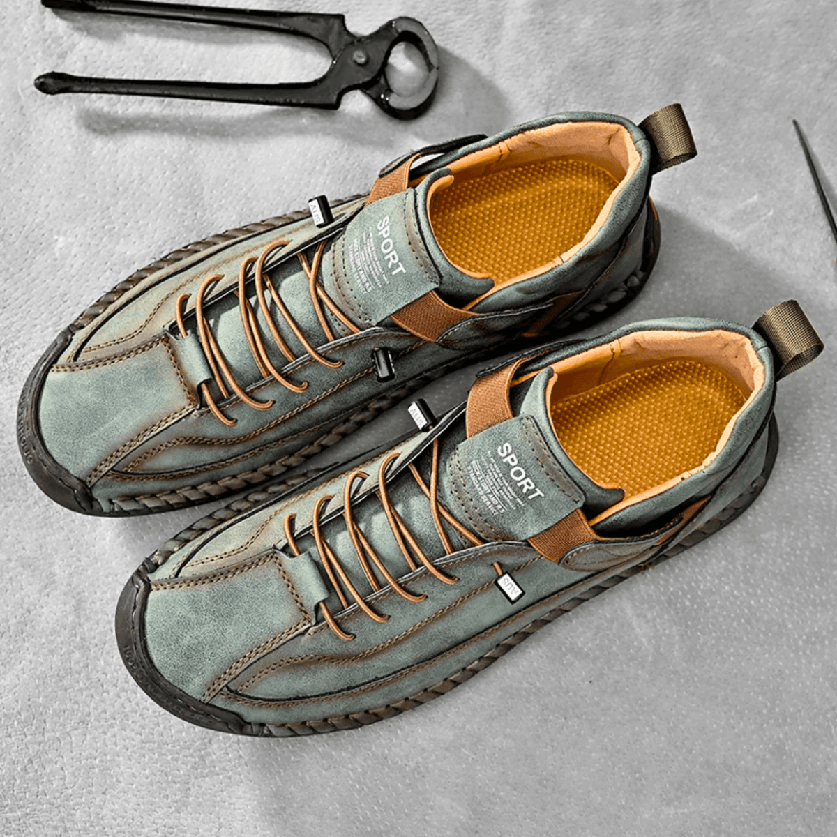 Sportliche Herren Sneakers mit Klettverschluss und lässigem Schnitt - 6