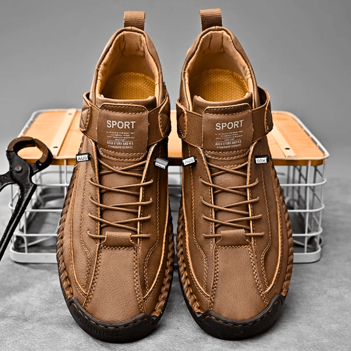 Sportliche Herren Sneakers mit Klettverschluss und lässigem Schnitt - 7