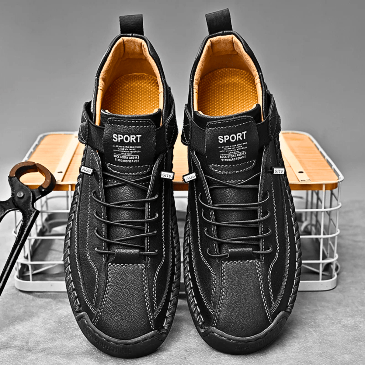 Sportliche Herren Sneakers mit Klettverschluss und lässigem Schnitt - 9