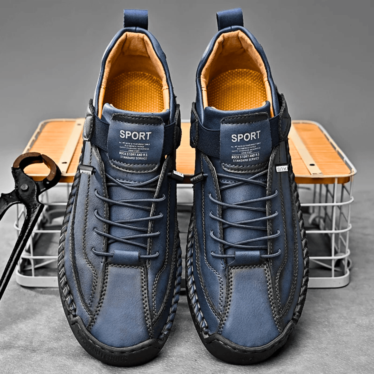 Sportliche Herren Sneakers mit Klettverschluss und lässigem Schnitt - 11