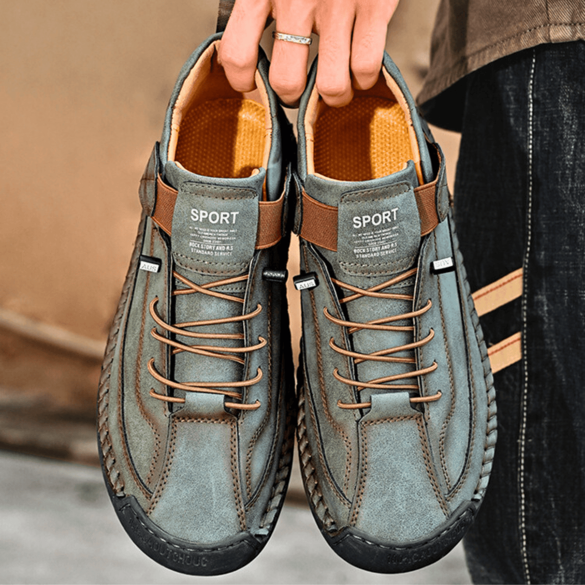 Sportliche Herren Sneakers mit Klettverschluss und lässigem Schnitt - 13