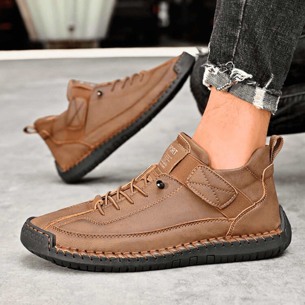 Sportliche Herren Sneakers mit Klettverschluss und lässigem Schnitt - 20