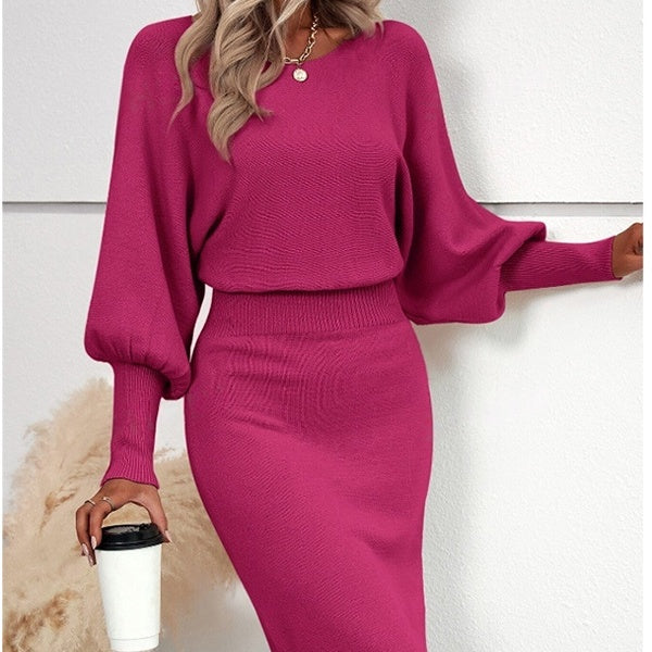 Damen Outfit mit Puffärmeln und figurbetonter Silhouette - 5