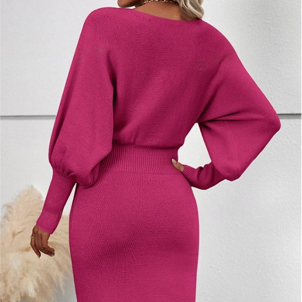 Damen Outfit mit Puffärmeln und figurbetonter Silhouette - 6