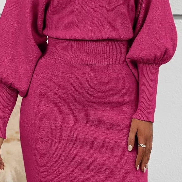 Damen Outfit mit Puffärmeln und figurbetonter Silhouette - 8
