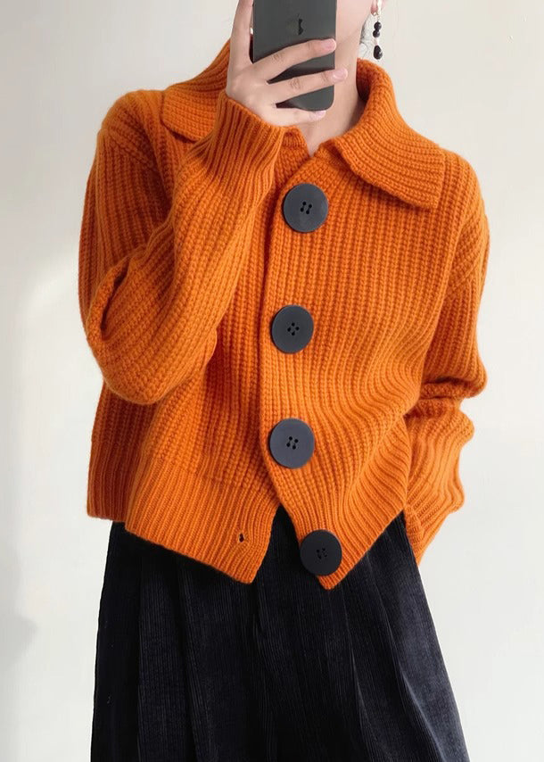 Cardigan Damen mit lässigem Schnitt und Knopfverschluss - 1
