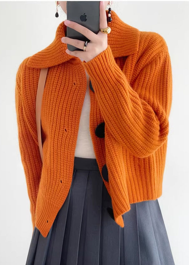 Cardigan Damen mit lässigem Schnitt und Knopfverschluss - 3