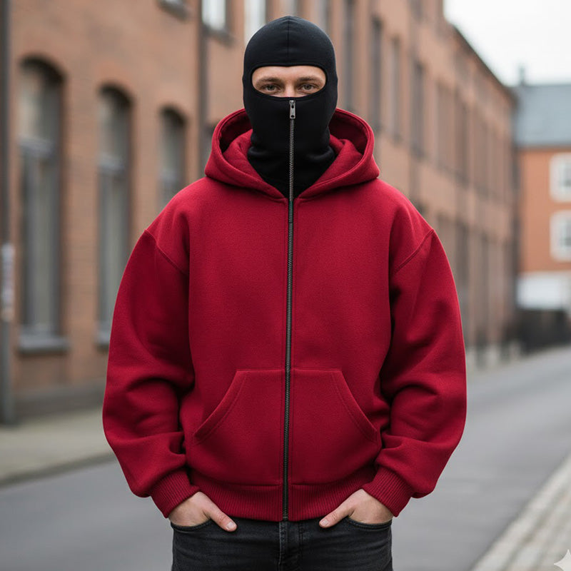 Hoodie Herren mit Kapuze und praktischer Tasche - 4