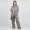 3-teiliges Damen Lounge Set mit Cardigan und Hose - 7