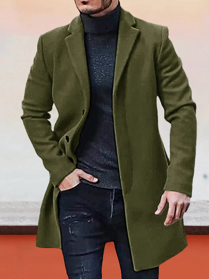 Herrenjacke mit klassischem Schnitt und elegantem Revers - 4