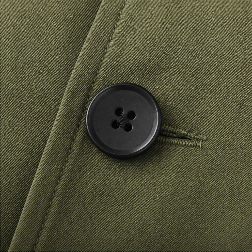 Trenchcoat Damen mit taillierendem Gürtel und doppelter Knopfreihe - 9