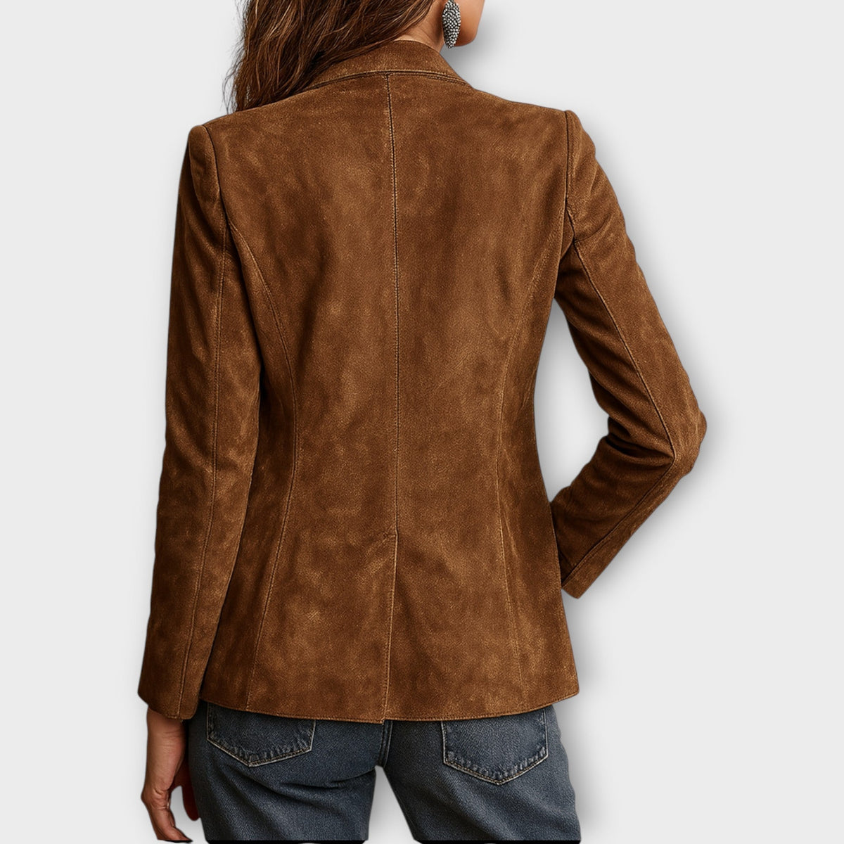 Blazer Damen mit tailliertem Schnitt und praktischen Taschen - 3