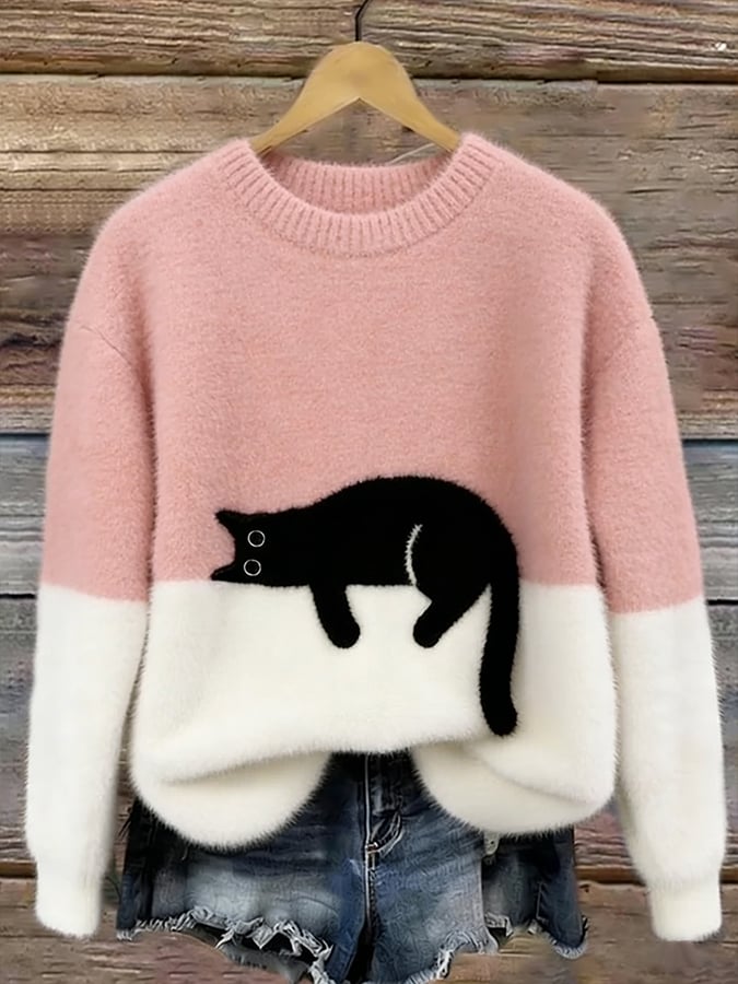 Damenpullover mit verspieltem Design und lässigem Schnitt - 2