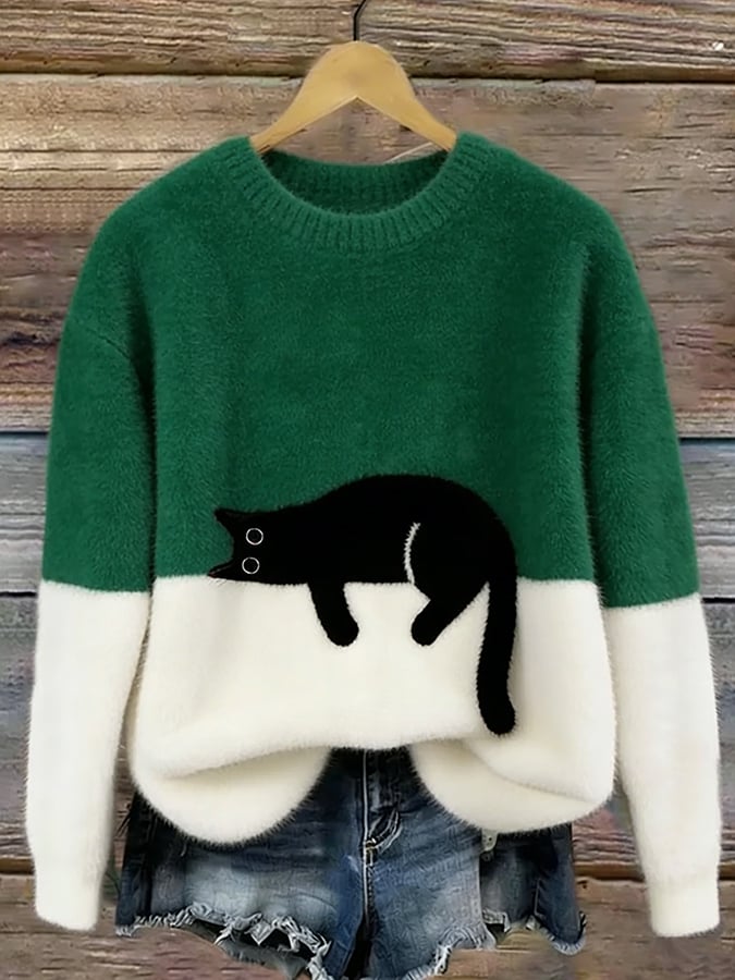 Damenpullover mit verspieltem Design und lässigem Schnitt - 4