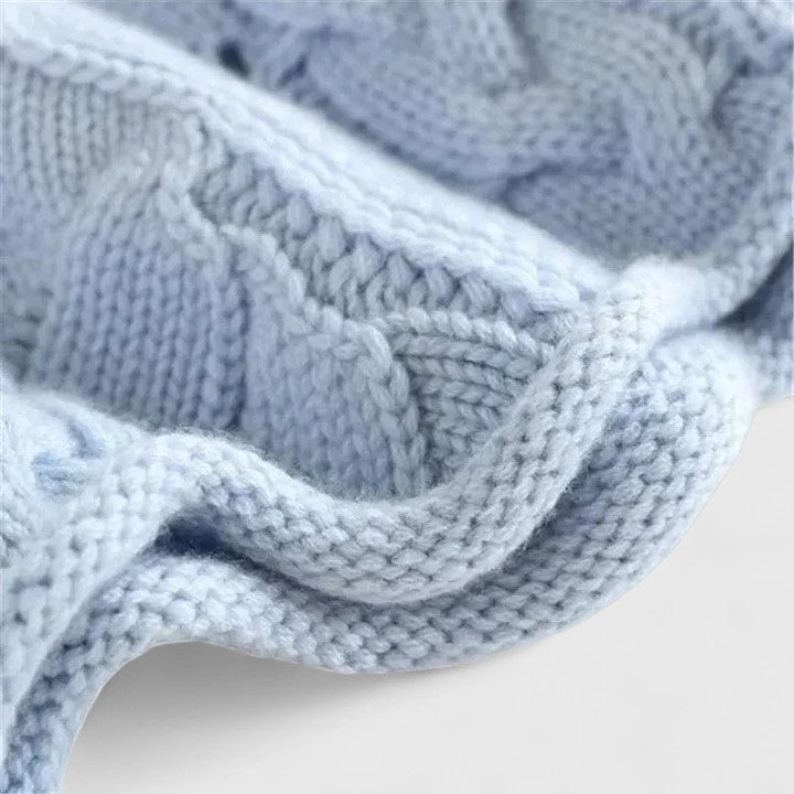 Pullover Damen mit Stehkragen und Kabelstrick - 3