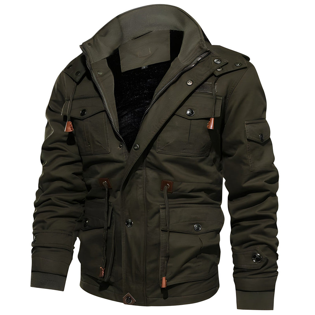 Moderne Herrenjacke mit robuster Passform und praktischen Taschen - 2