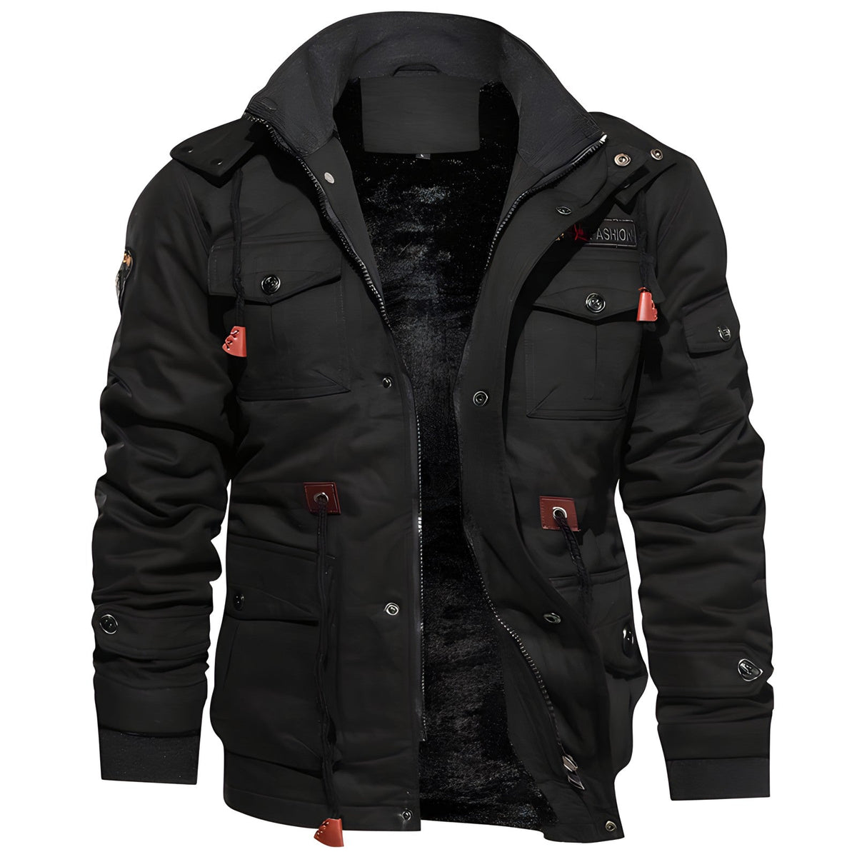 Moderne Herrenjacke mit robuster Passform und praktischen Taschen - 7