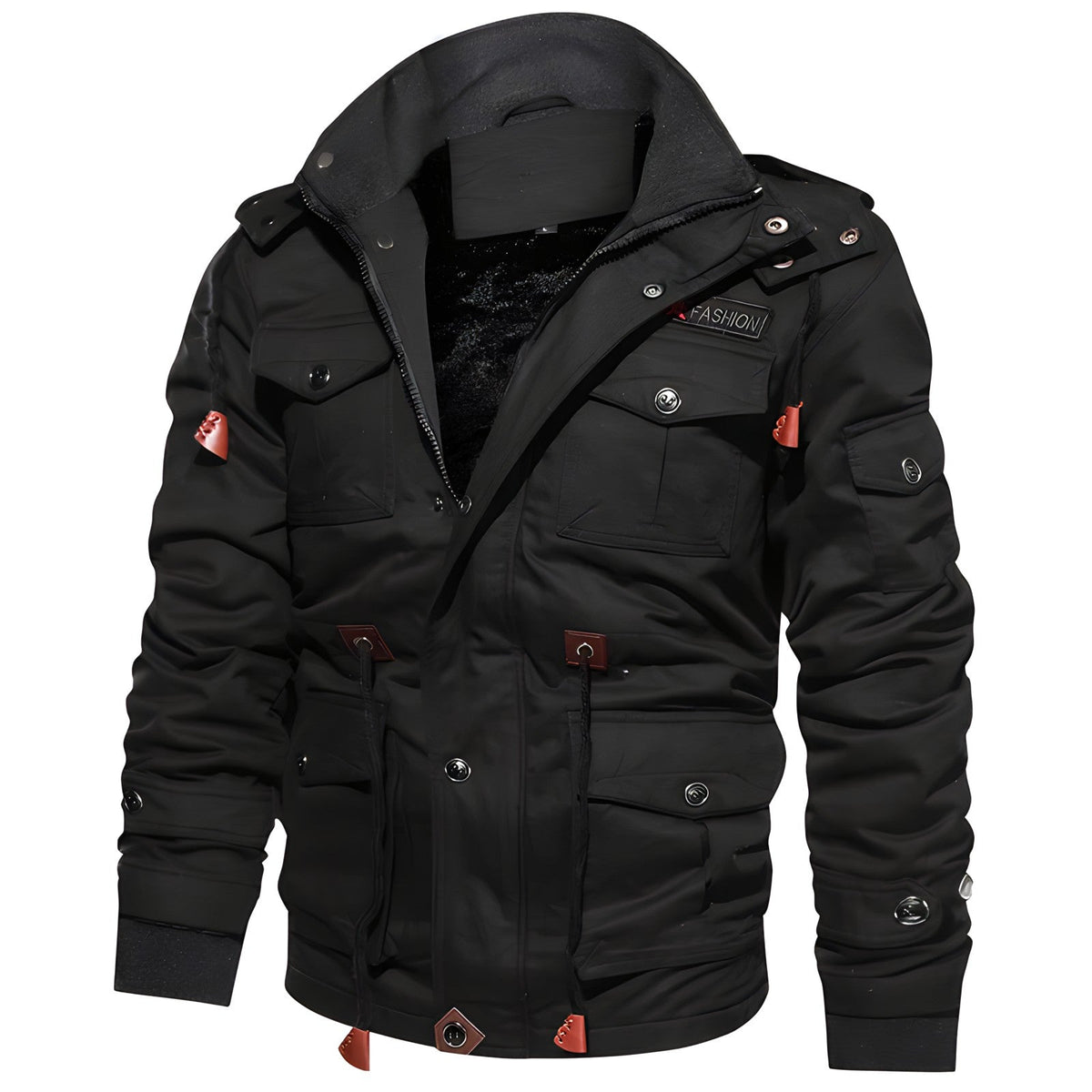 Moderne Herrenjacke mit robuster Passform und praktischen Taschen - 8