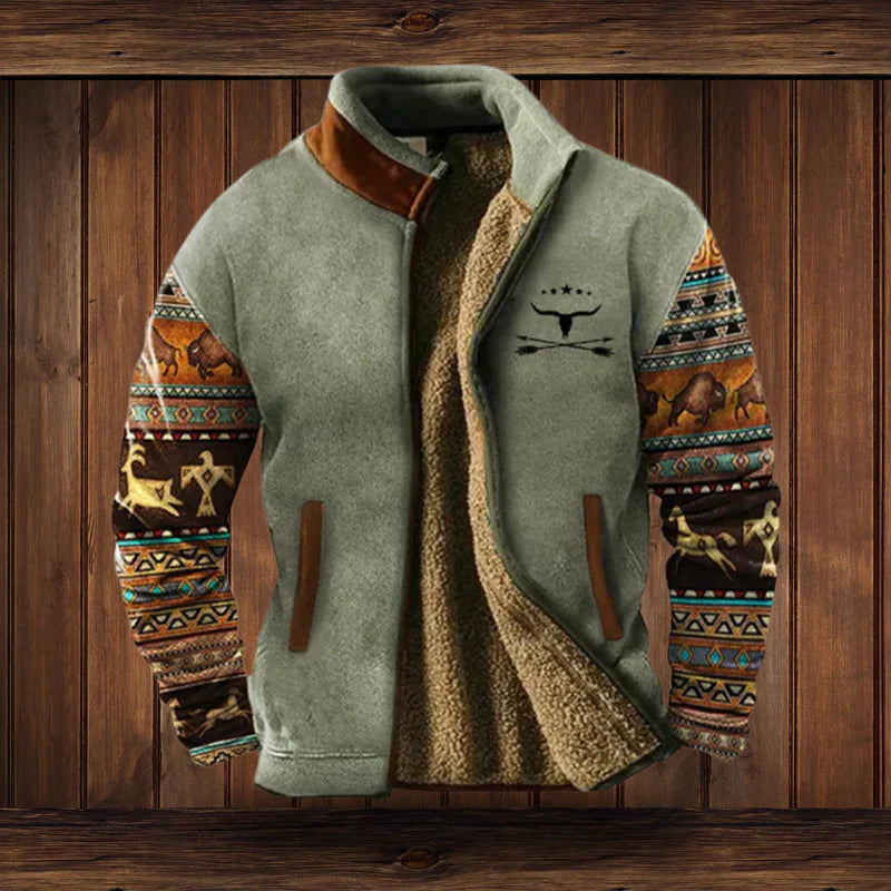 Herren Jacke mit sportlichem Schnitt und praktischen Taschen - 2