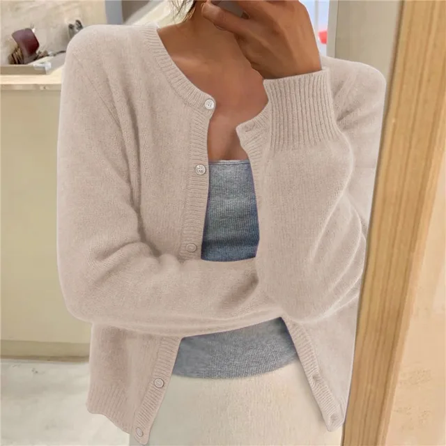 Damen Cardigan mit klassischem Schnitt und eleganter Knopfleiste - 3