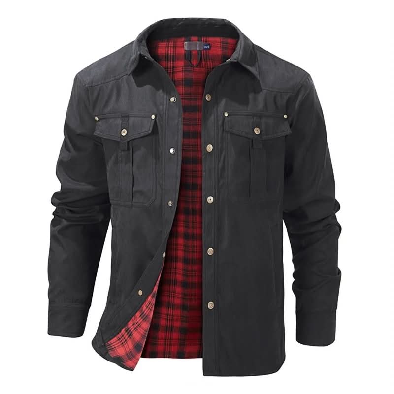 Jacke Herren mit praktischem Schnitt und zwei Brusttaschen - 2