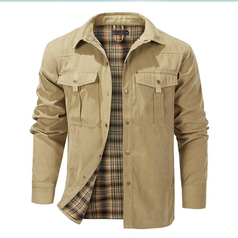 Jacke Herren mit praktischem Schnitt und zwei Brusttaschen - 7