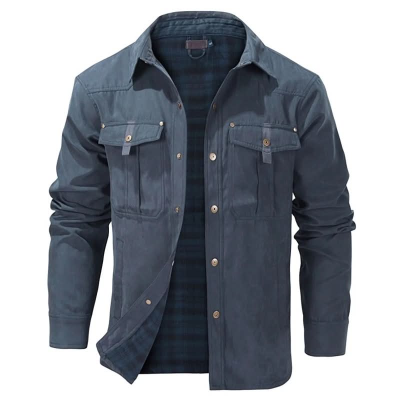 Jacke Herren mit praktischem Schnitt und zwei Brusttaschen - 9