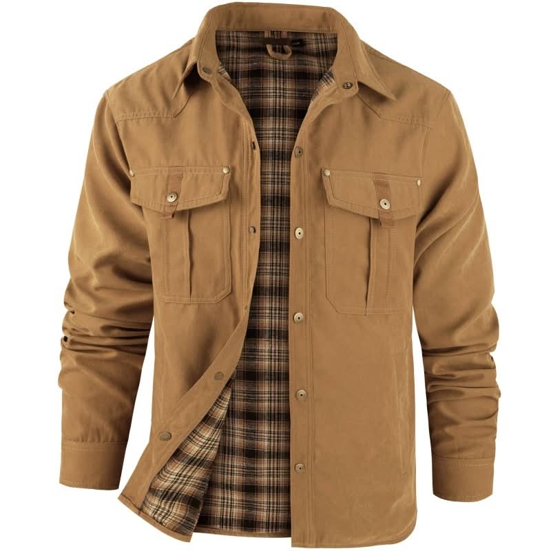Jacke Herren mit praktischem Schnitt und zwei Brusttaschen - 12