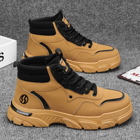 Herren Boots mit hohem Schnitt und rutschfester Sohle - 1