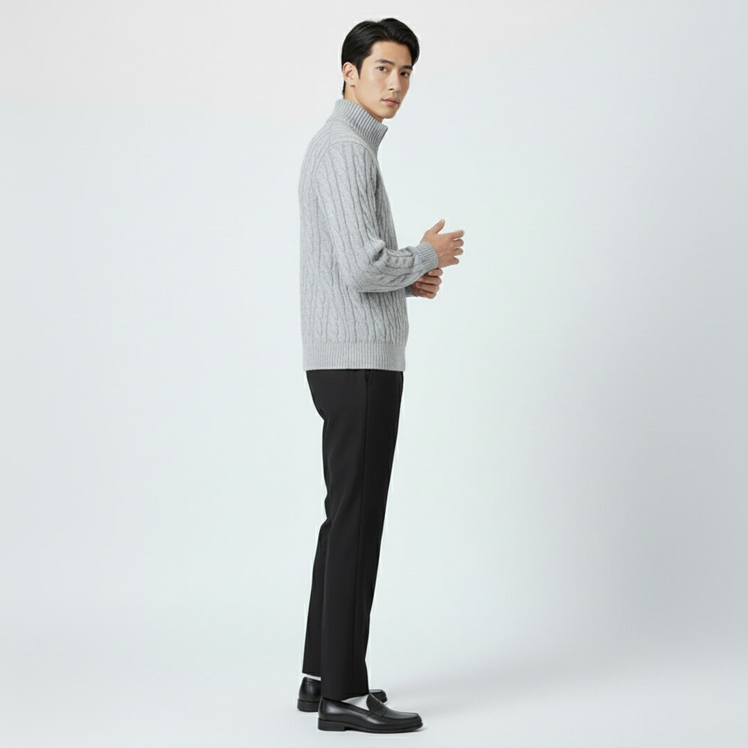 Outfit Herren mit Pullover und Hose - 3