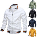Sportliche Herrenjacke mit Stehkragen und praktischen Taschen - 1