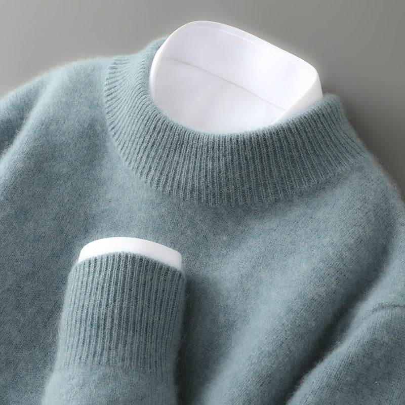 Pullover Herren mit klassischem Schnitt und hohem Kragen - 8