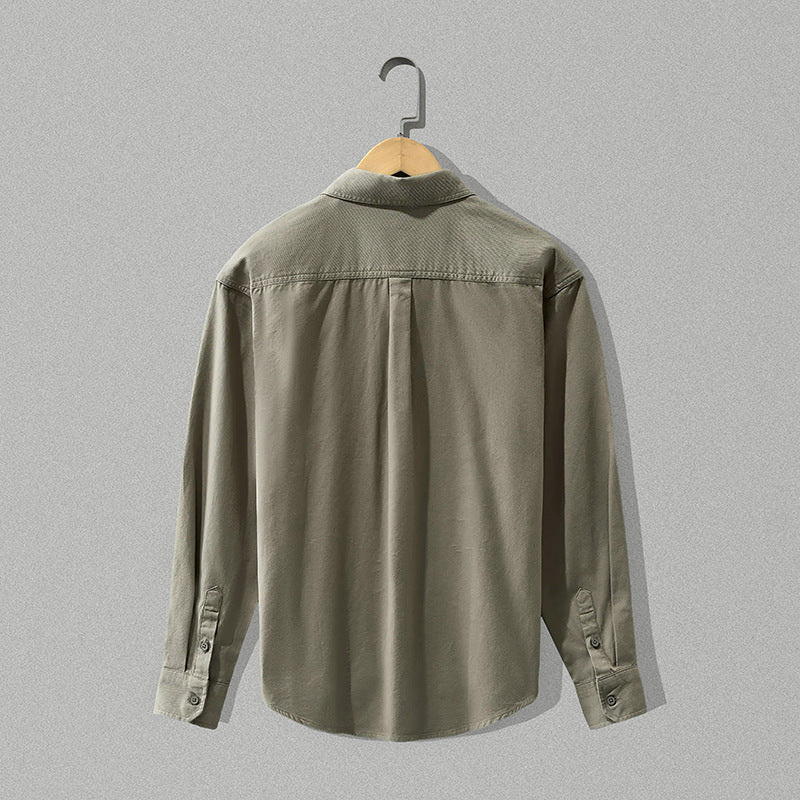 Herrenhemd mit Button-Down-Kragen und praktischer Brusttasche - 3