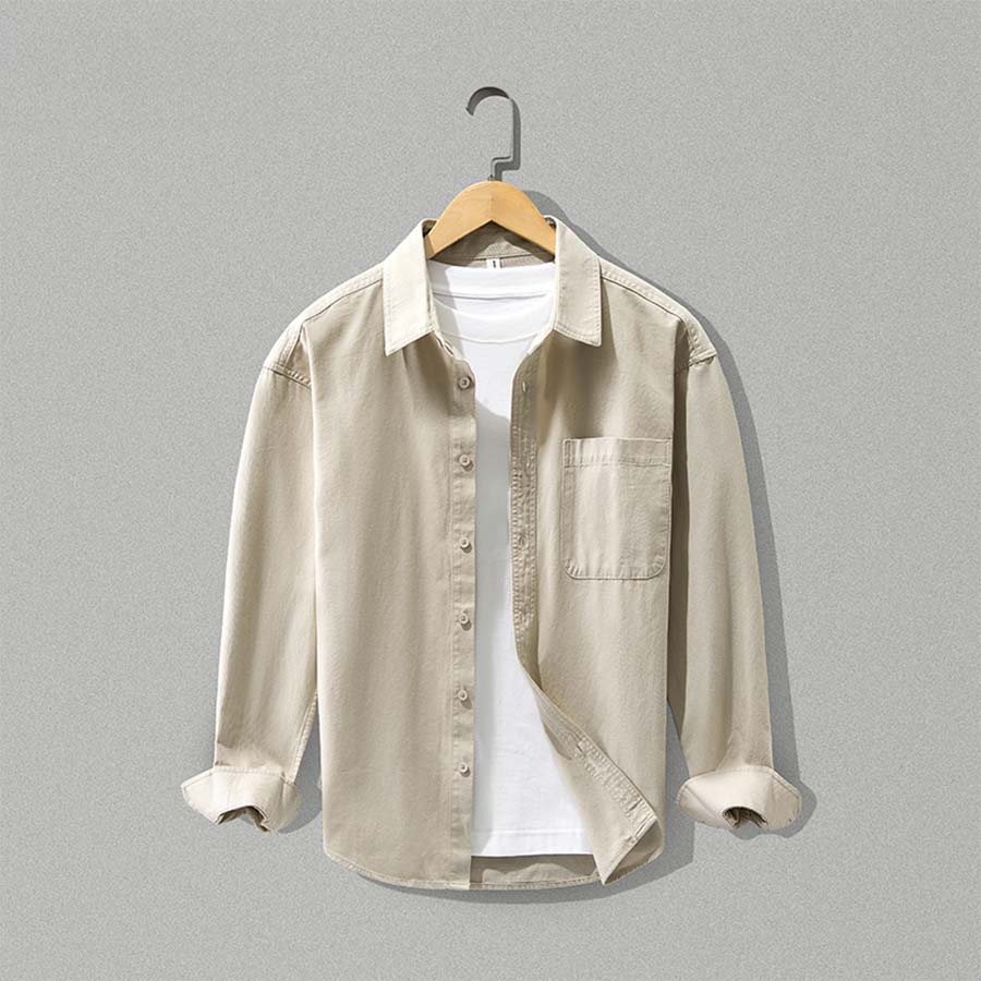 Herrenhemd mit Button-Down-Kragen und praktischer Brusttasche - 9