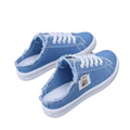 Damen Sneakers mit offener Ferse und fransigen Details - 8