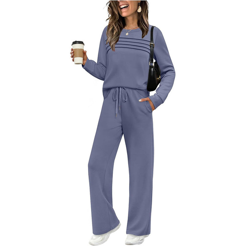 Lounge Set Damen mit lässigem Schnitt und bequemer Jogginghose - 5